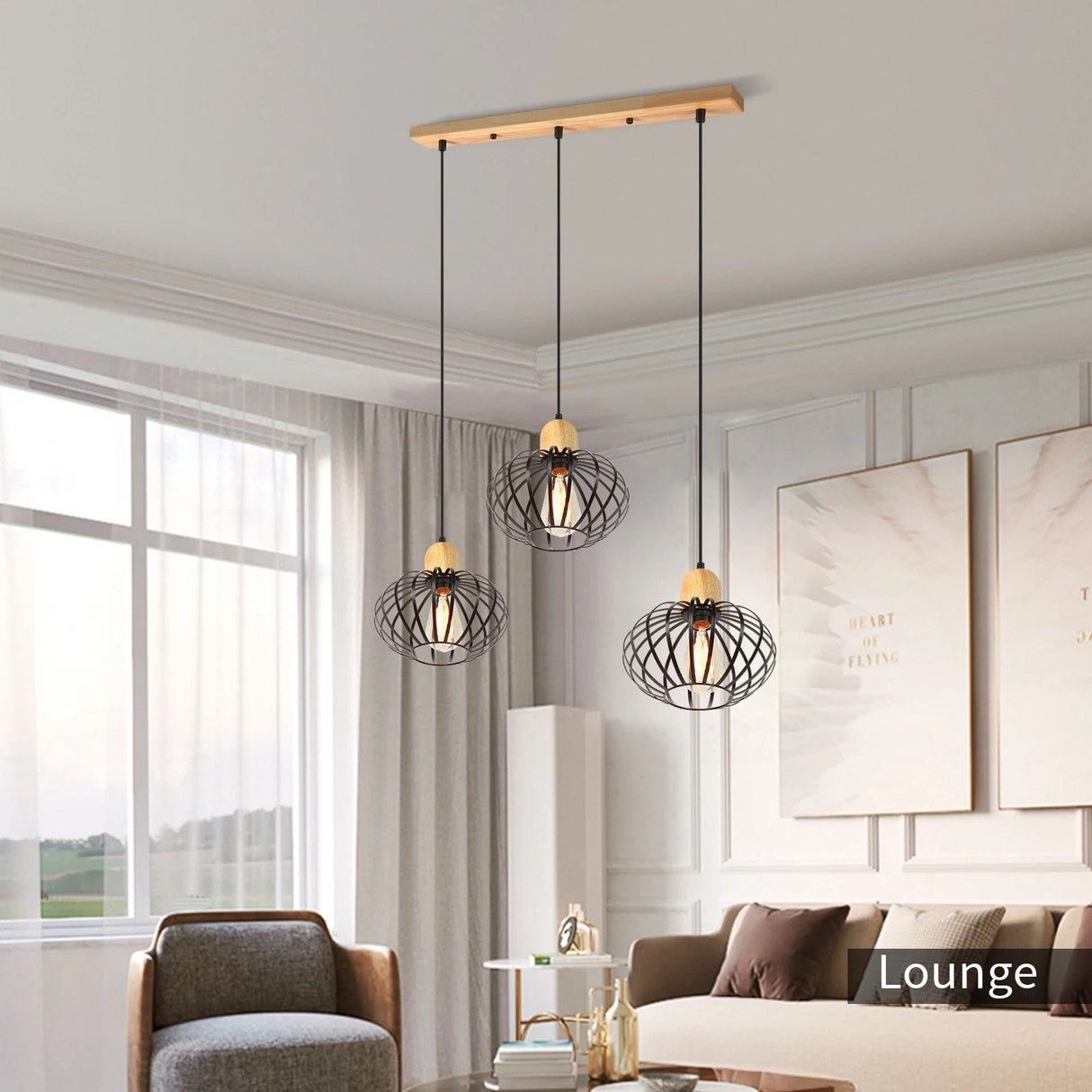 Modern 3 heads Pendant Lamp - Hans Lumiere