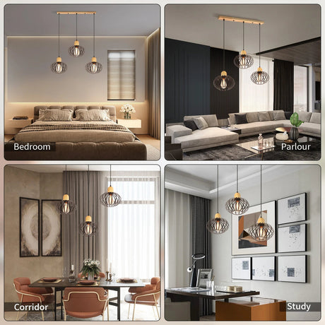 Modern 3 heads Pendant Lamp - Hans Lumiere
