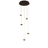 Modern Acrylic Ring LED Chandelier for Living & Dining Rooms - Hans Lumiere
