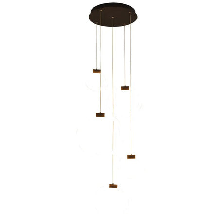 Modern Acrylic Ring LED Chandelier for Living & Dining Rooms - Hans Lumiere
