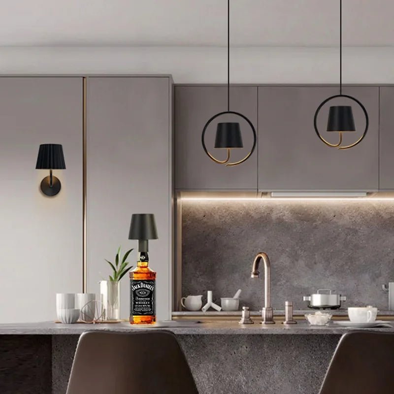 Modern All Aluminum Pendant, Wall & Table Lamps - Hans Lumiere