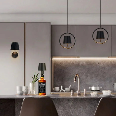 Modern All Aluminum Pendant, Wall & Table Lamps - Hans Lumiere
