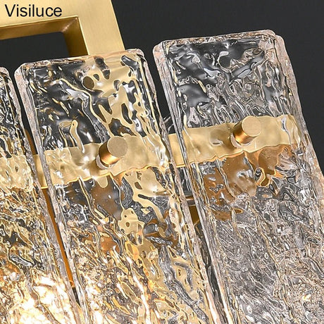 Modern America Style Copper Glass Chandelier - Hans Lumiere