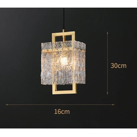 Modern America Style Copper Glass Chandelier - Hans Lumiere