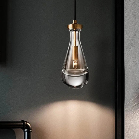 Modern American Light Luxury Crystal Water Drop Chandelier - Hans Lumiere
