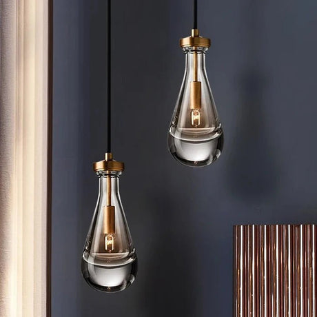 Modern American Light Luxury Crystal Water Drop Chandelier - Hans Lumiere