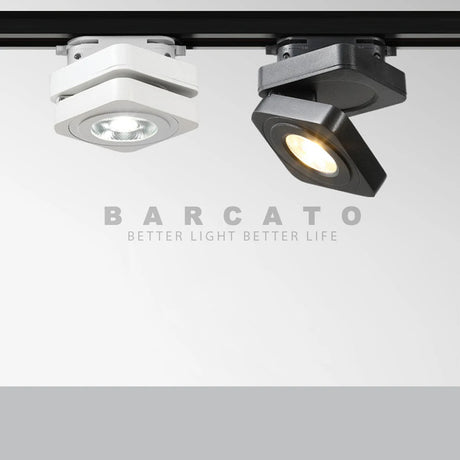 Modern Art Cube Adjustable Angle LED Track Lights - Hans Lumiere