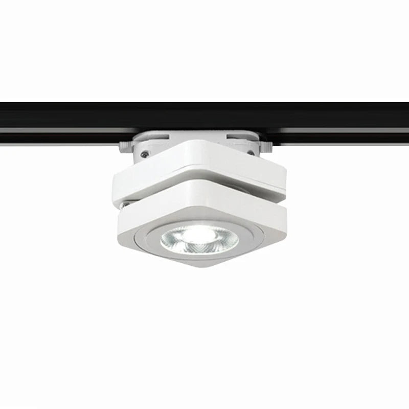Modern Art Cube Adjustable Angle LED Track Lights - Hans Lumiere