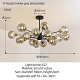 Modern Art Glass Bean Chandelier for Living Room and Dining Room - Hans Lumiere