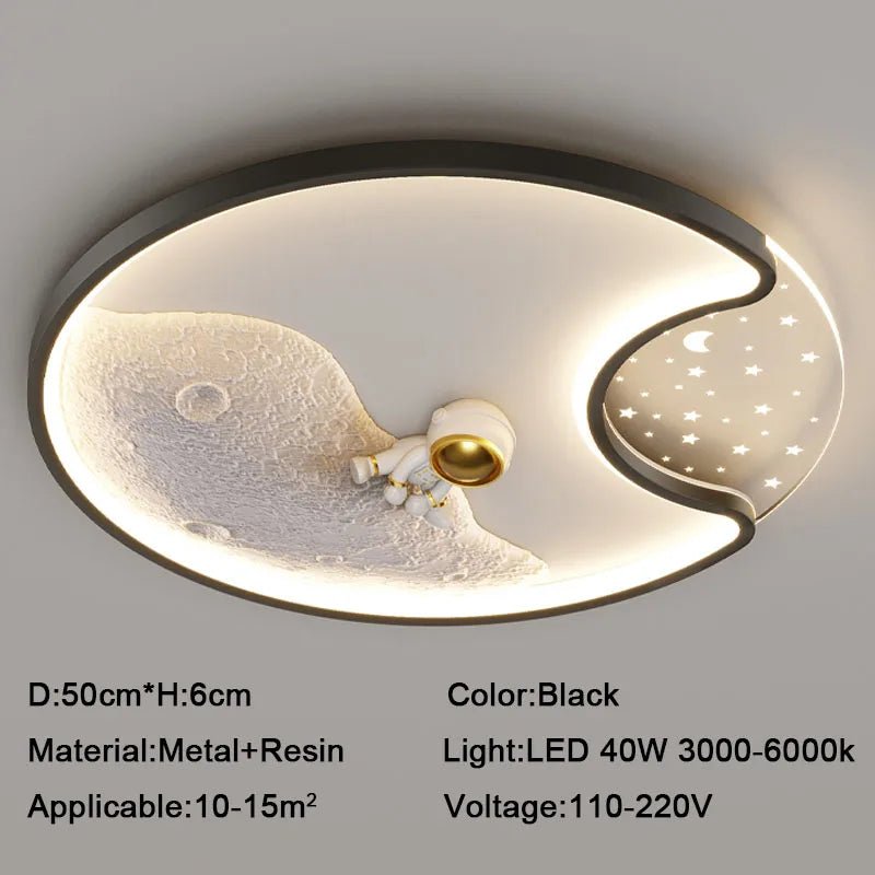 Modern Astronaut LED Ceiling Lamp - Hans Lumiere