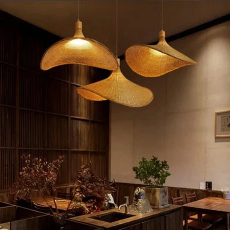 Modern Bamboo Chandelier - Hans Lumiere