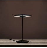Modern Bamboo Hat Table Lamp - Hans Lumiere