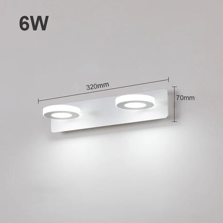 Modern Bathroom LED Vanity Light Wall Lamp - Hans Lumiere