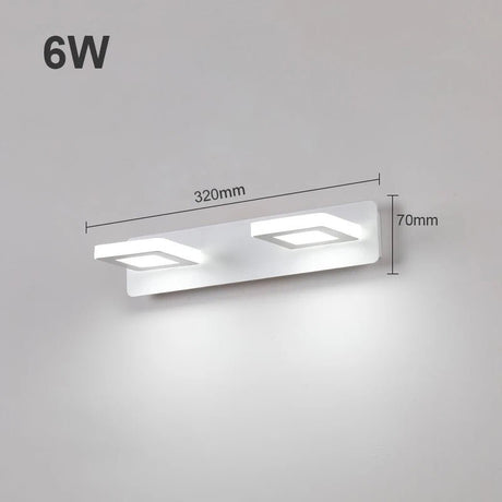 Modern Bathroom LED Vanity Light Wall Lamp - Hans Lumiere
