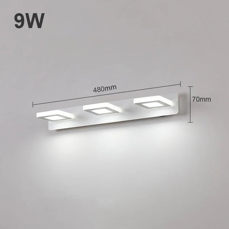 Modern Bathroom LED Vanity Light Wall Lamp - Hans Lumiere