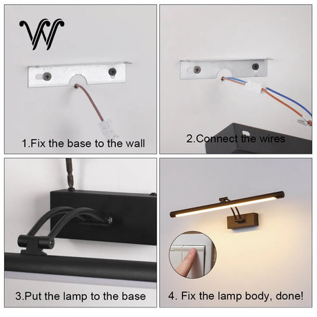 Modern Bathroom Wall Mounted Light - Hans Lumiere