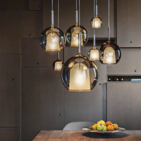 Modern Bell LED Suspension Lamp - Hans Lumiere