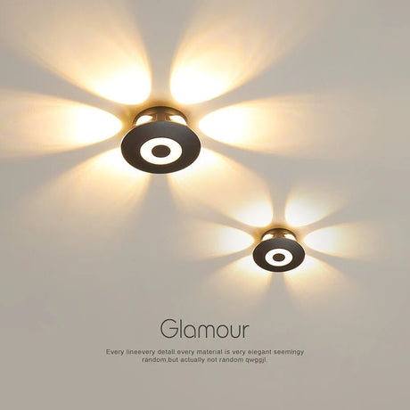 Modern Black LED Ceiling Light - Hans Lumiere