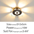 Modern Black LED Ceiling Light - Hans Lumiere