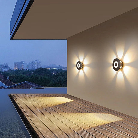 Modern Black LED Ceiling Light - Hans Lumiere
