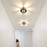 Modern Black LED Ceiling Light - Hans Lumiere