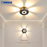 Modern Black LED Ceiling Light - Hans Lumiere