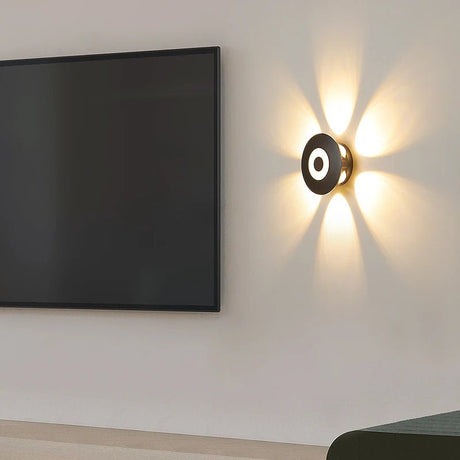 Modern Black LED Ceiling Light - Hans Lumiere