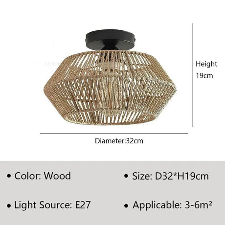 Modern Ceiling Chandeliers Wooden LED Ceiling Lamp - Hans Lumiere