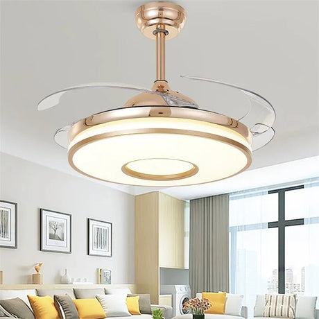 Modern Ceiling Fan Light With Remote Control - Hans Lumiere