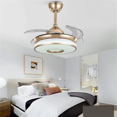 Modern Ceiling Fan Light With Remote Control - Hans Lumiere