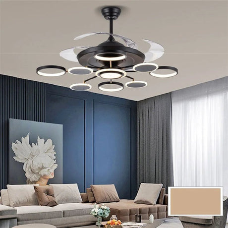 Modern Ceiling Fan Lights With Remote Control - Hans Lumiere