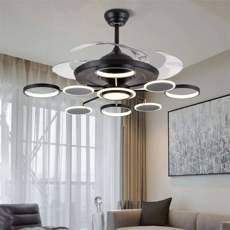 Modern Ceiling Fan Lights With Remote Control - Hans Lumiere