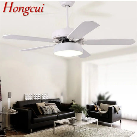 Modern Ceiling Fan With LED Light And Remote Control - Hans Lumiere