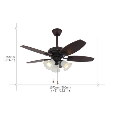 Modern Ceiling Fan With Light Nordic Creative Glass Lamp - Hans Lumiere