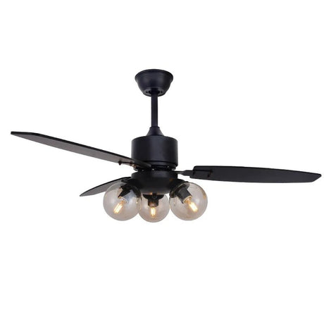 Modern Ceiling Fan With Light Nordic Creative Glass Lamp - Hans Lumiere