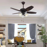 Modern Ceiling Fan With Light Nordic Creative Glass Lamp - Hans Lumiere
