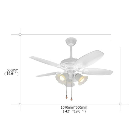 Modern Ceiling Fan With Light Nordic Creative Glass Lamp - Hans Lumiere