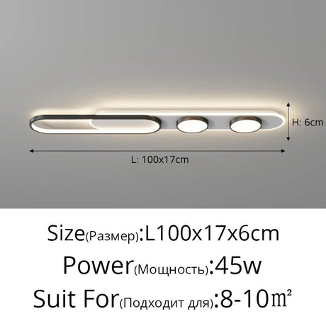 Modern Ceiling Light Nordic LED Ceiling Lamp - Hans Lumiere