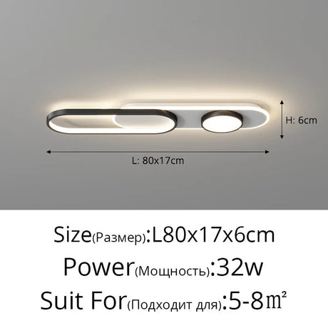 Modern Ceiling Light Nordic LED Ceiling Lamp - Hans Lumiere