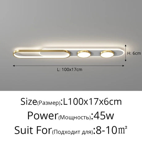 Modern Ceiling Light Nordic LED Ceiling Lamp - Hans Lumiere