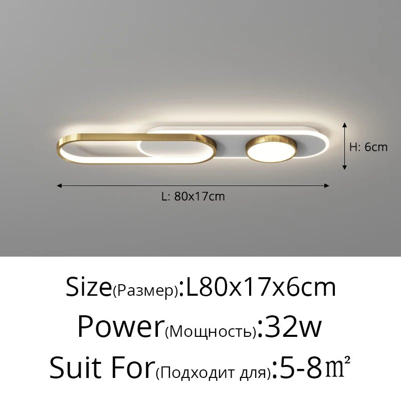Modern Ceiling Light Nordic LED Ceiling Lamp - Hans Lumiere