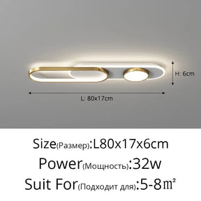 Modern Ceiling Light Nordic LED Ceiling Lamp - Hans Lumiere