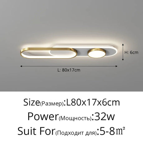 Modern Ceiling Light Nordic LED Ceiling Lamp - Hans Lumiere