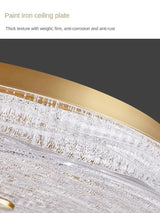 Modern Circular LED Glass Ceiling Lamp - Hans Lumiere