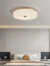 Modern Circular LED Glass Ceiling Lamp - Hans Lumiere