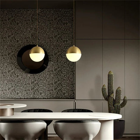 Modern Copper Pendant Lights - Hans Lumiere