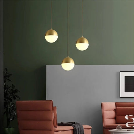 Modern Copper Pendant Lights - Hans Lumiere