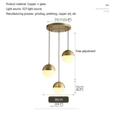 Modern Copper Pendant Lights - Hans Lumiere