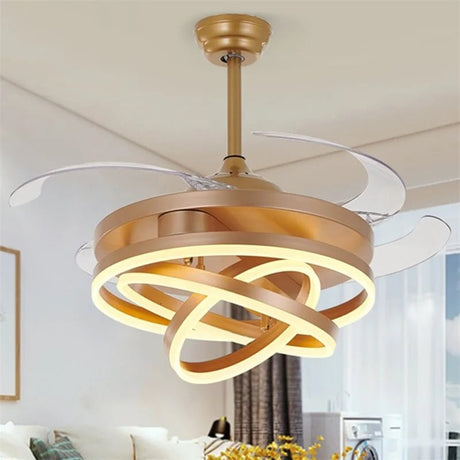 Modern Creative Ceiling Fan Light Without Blade - Hans Lumiere