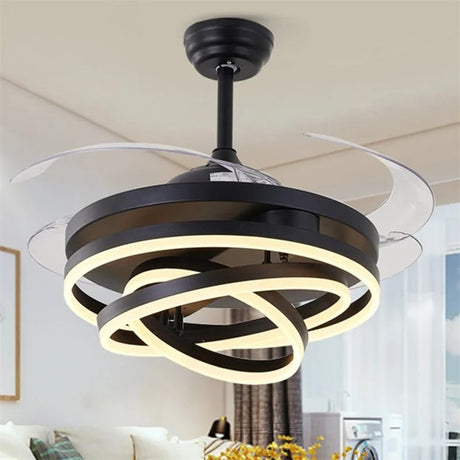 Modern Creative Ceiling Fan Light Without Blade - Hans Lumiere